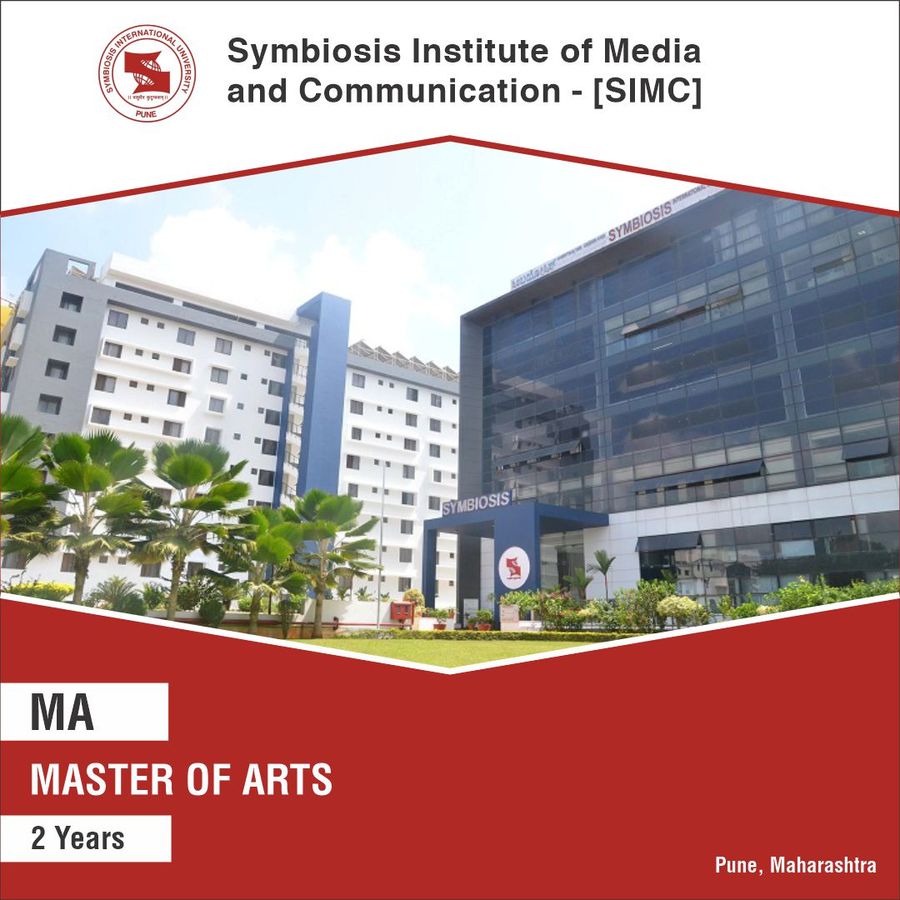 Master of Arts [M.A] at Symbiosis Institute of Media And Communication, Pune